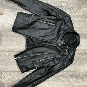 Zara leather Moto jacket